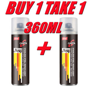【BUY 1 TAKE 1】550ml Chrome Spray Paint Metal Surface Silver Car Maintenance Stainless Steel Aluminum Alloy Rust Remover Spray
