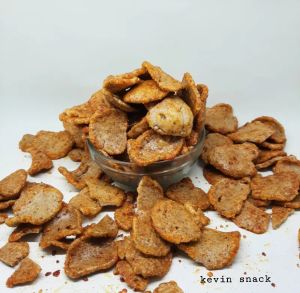 Kerupuk Jengkol bulat Pedas 500 gram