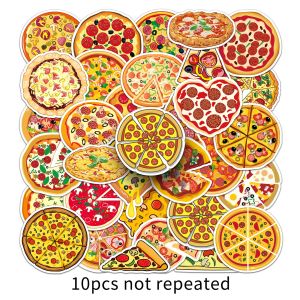 50Pcs món ăn ngon Bánh Pizza nhãn dán hoạt hình Không Thấm Nước Trang Trí Máy Tính Xách Tay Hành Lý chai nước