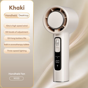 X-DEAL NS-22 fan home USB charging desktop turbo small fan LED digital display wall-mounted desktop small electric fan