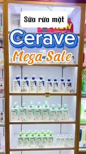 Sữa Rửa Mặt CeraVe Foaming Cleanser 236ml Chính Hãng Cho Da Dầu Da Khô Mụn Nhạy Cảm