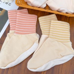 4Pairs Winter Warm Non Slip Indoor Soft Breathable Nylon Anti Odor Comfort Sleep Wormwood Soles Floor Socks