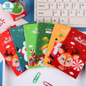 Bộ 10 Sổ tay noel mini cho mùa giáng sinh giấy ghi chú học sinh Samcos