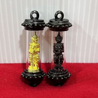 รูปจากผู้ขายบน Lazada: ตะกรุดท้าวเวสสุวรรณ เนื้อทองเหลืองและลมดำ ตั้งราคา ฿39 ขายแล้ว 305 ชิ้น