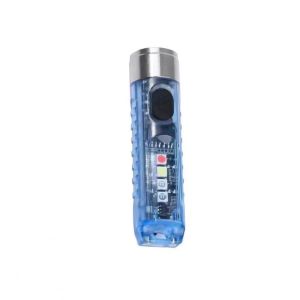 DFYER56 10 Modes Keychain Flashlight Super Bright Waterproof Portable Torch Light Compact Pocket LED ic Flashlight Camping