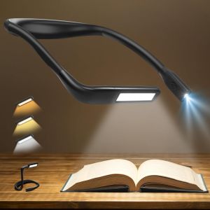 LED Neck Reading Lights Rechargeable Flexible Reading Lamp Bendable Adjustable Portable Hanging Book Light For Camping Lighting2026