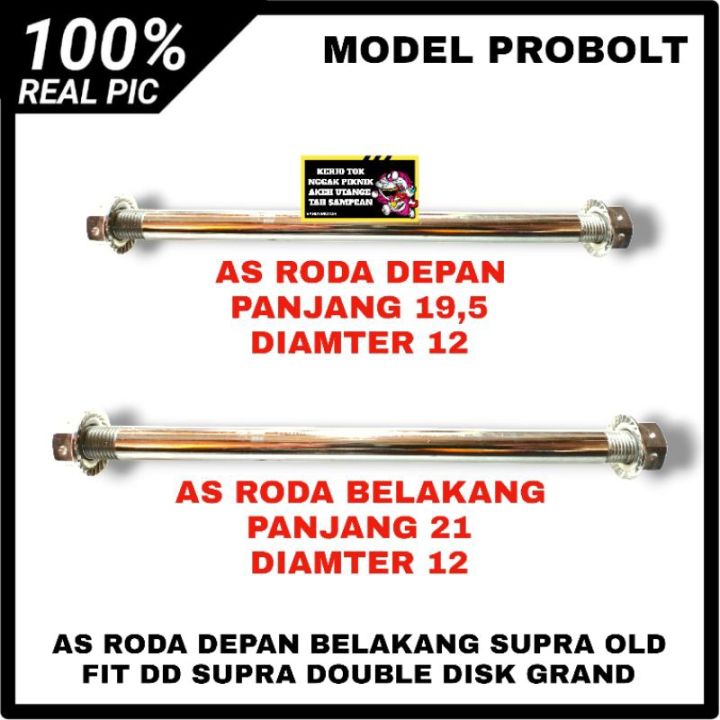 AS RODA DEPAN HONDA GRAND SUPRA X 125 SUPRA FIT SUPRA LAMA SUPRA