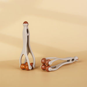 Multipurpose Wood Finger Massage Clip Wooden Finger Massager Finger Massage Clip Hand Slimming Tool Meridian Relief Massage Roller 原木手指按摩器