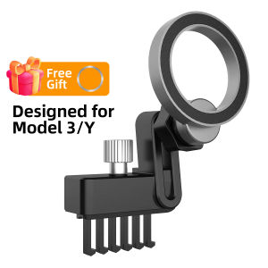 Ecily khe thoát khí Giá để điện thoại có nam châm model3/Y đặc biệt MagSafe đứng xe đứng cho Tesla chung từ giá điện thoại cho ô-tô i-Phone Xiaomi Samsung chân đế GPS
