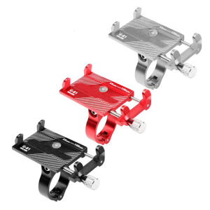 Adjustable Bike Phone Mount Stand NonSlip Universal Bike Motorcycles Handlebars Phone Mount Clip Easy to Install