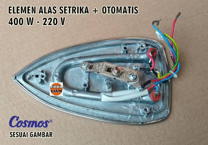ELEMEN ALAS SETRIKA PLUS OTOMATIS SETRIKA COSMOS UMUM 400 W - 220 V