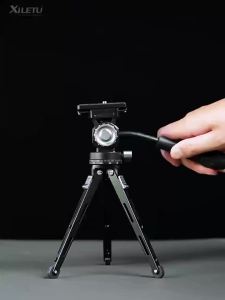 AE XiletuHydraulic Damping Professional Gimbal Camera Photography Tripod Portable Accessory for Outdoor Panoramic Shooting