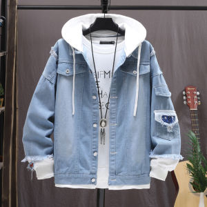 Áo khoác Jeans nam nữ có nón nỉ AJ005 mẫu mùa Đông phù hợp bạn trẻ Cá tính thích Cháy phố & Du lịch