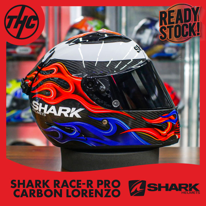 Helm SHARK Baru SHARK Helmet New Race-R Pro Carbon Lorenzo Helm