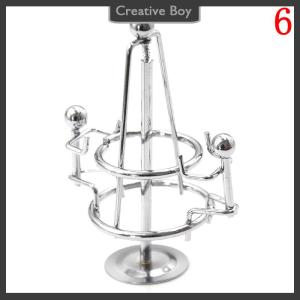 [Creative] Mini Newtons cradle balance balls physics classic science fun desk toys office