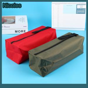 [Nicoles] Hand Tool Bag Small Screws Nails Drill Bit Metal Parts Tools Bag Waterproof Canvas Instrument Case Organizer