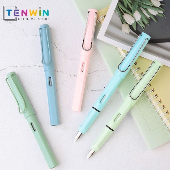 0.38mm/0.5mm fountain pen/pulpen/ink Pen for student Use-Tenwin