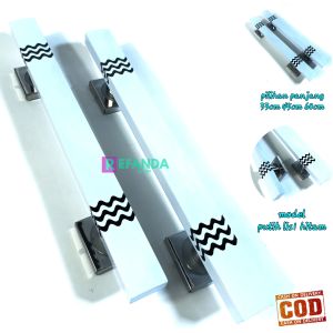 gagang pintu rumah panjang 33cm 45cm dan 60cm/handle tarikan pintu bahan stainless steel untuk pintu depan dan kamar