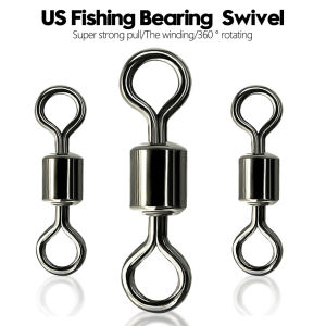 Kinbelle 100/50 Cái Vòng Bi Kết Nối Xoay Câu Cá Mỹ Chắc Chắn Để Cắt/Câu Cá Đúc/Hạt Thép Không Gỉ Lăn Điện