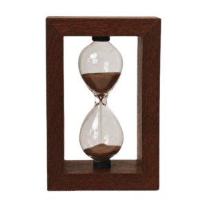 UMBRAULI 3/5/10min Wood Sand Timer Vintage Wooden Frame Hourglass Sandglass Countdown Elegant Sand Clock Home Living Room