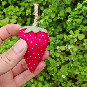 6 cái vải cổ điển dâu tây tầng khay decors mùa xuân nhồi trang trí trang trại bát chất độn Nhà cung cấp