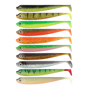 8Pcs 7.5cm Paddle Tail Swimbaits T Tail Baits Soft Fishing Lures for Trout Artificial Baits Fishing Lures Baits