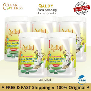 [Super Saving] 5x Qalby Goat Milk Ashwagandha by Clearherbs 100% Original