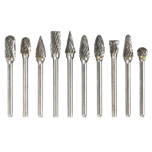 Dũa xoay Vonfram Carbide 3mm Burr tạo nếp cắt khắc đa chất liệu bền bỉ