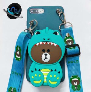 CN Case Dompet Karakter case oval Casing hp untuk XIAOMI REDMI 5A 6A 9A 9C 10C 12C NOTE 4 all type