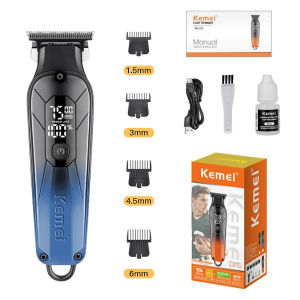 Kemei KM-1741 0mm Hair Clipper Razor Hair Cut Cordless Electric Barber Rechargeable Barber Trimmer