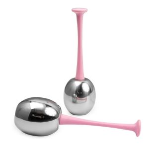 ESH63 2pcs/set Reduce Wrinkles Facial Massage Globes Narrow Pores Sunlight Repair Face Cryo Ice Globes Face Neck Beauty Care Tool Soothing The Eyes Stainless Steel Eye Massage Cooling SPA