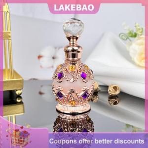 【LAKEBAO】 1PC 15ml Dubai phong cách lưu trữ Chai Thủy Tinh chai bơm lại nước hoa tinh dầu Chai Đặc biệt chia chai rỗng chai
