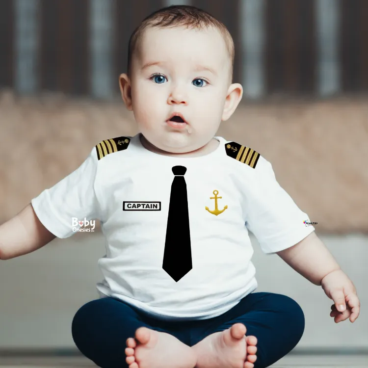 Baby Boy Baby Girl Marine Dress Blues Frimml Romper Blue Marine