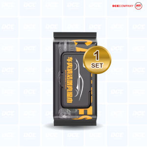 Xiao La Bi 80Pcs Cleaning Brightening Coating Wet Wipes Tissue Interior Leather Car Seat Wipes Sofa Polishing