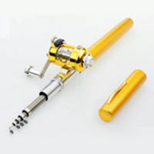 Mini Pen Fishing Rod Retractable Pocket Ice Fishing Pole Ultra-Light Portable Long Casting Raft Fishing Rod