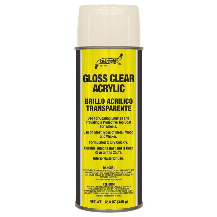 SM Arnold (66108) Lacquer Spray Paint, Dull Aluminum Blast Acrylic