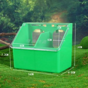 YESMILE Food Trough Birds Feeder 2 IN 1 Large Capacity Automatic Feeder Outdoor Durable Bird Feeding Supplies Pigeon