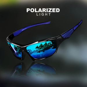 HEALMEYOU UV400 Polarized Cycling Sunglass HD Lens Sunglasses Outdoor Sport Goggle Bicycle Accessories Fashion UV Resistant Cycling Glass Men