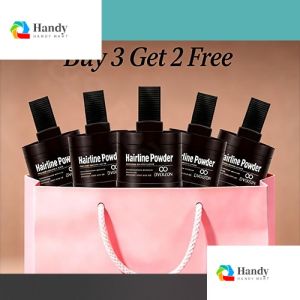 Hairline Shadow Powder Forehead Concealer Powder Cover Bald Repair White Hair Waterproof Long Lasting for Makeup 4g