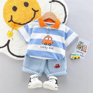Setelan Baju Anak Laki-Laki LUCKY KID 1-4 TAHUN/ Baju Anak Berkualitas