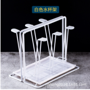 Giá úp ly giá úp cốc đầu hươu mạ vàng ( có TẶNG KÈM KHAY HỨNG XANH)