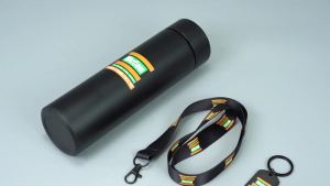 al Wedding Favors Gift Stainless Steel Travel Tea Cup Sport Water Bottle Two Cups Vacuum Flask Mug Christmas Gift Sets