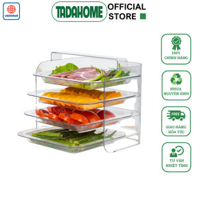 Khay Đựng Thực Phẩm Khay Để Mỹ Phẩm Đồ Trang Điểm Để Bàn Trong Suốt VIỆT NHẬT 5599 - TADAHOME