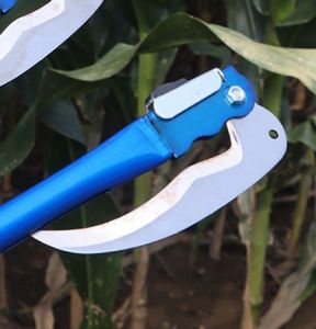 เคียวหญ้าเหล็กเคียวขนาดเล็กด้ามพับเก็บได้เครื่องมือทำสวน 650 มม อุปกรณ์ภายนอกและตกแต่งสวน【จัดส่งจากกรุงเทพฯ ใน 1 ชั่วโมง】