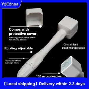【Local shipping】 Disposable Skin Puncture Needle Stamp Style Scalp Stamp Rolling Needle Micro Needle Machine 100 140 Needles Adjustable