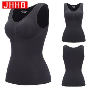 Slim Up Lift Plus Size Bra Tank Top Women Body Shaper Removable Shaper Underwear Slimming Vest Corset Shapewear