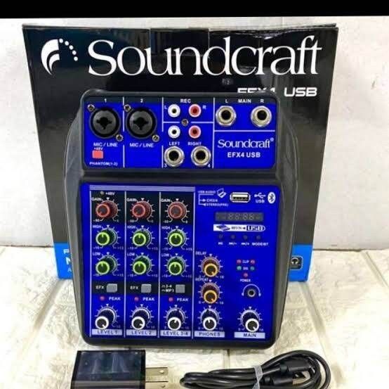 MIXER ASHLEY FX402i/FX 402i (4 CHANNEL)USBBLUETOOTH Recording GARANSI ORIGINAL Lazada Indonesia