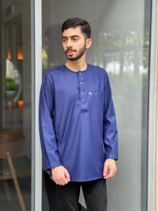 {NEW ITEM} Baju Kurta / Baju Raya / Kurta Lelaki Dewasa No Collar Button (Ready Stock)