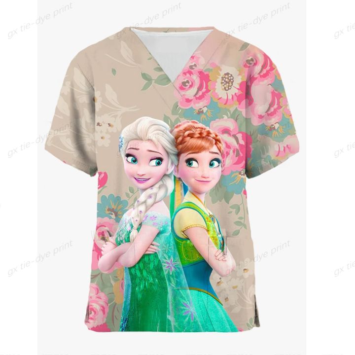 Blouses Women New Style 2023 Disney Uniform Women s Cartoon Princess 