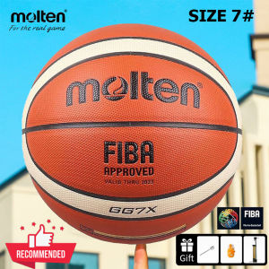 Molten FIBA BG4500 BG5000 Size 7#  PU Leather Material Basketball Ball Official Match basketball Indoor Outdoor Basketball Training Equipment Free Gifts
